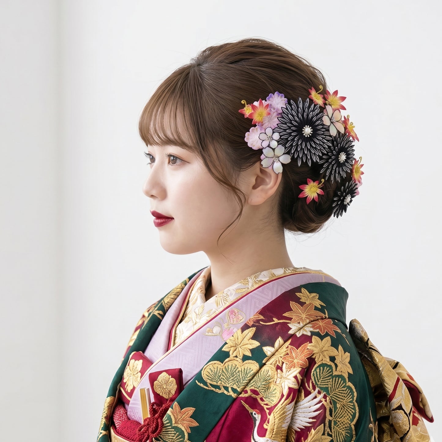 「春秋」ヒイナゴト・羽二重コーム3点・Uピン9点セット