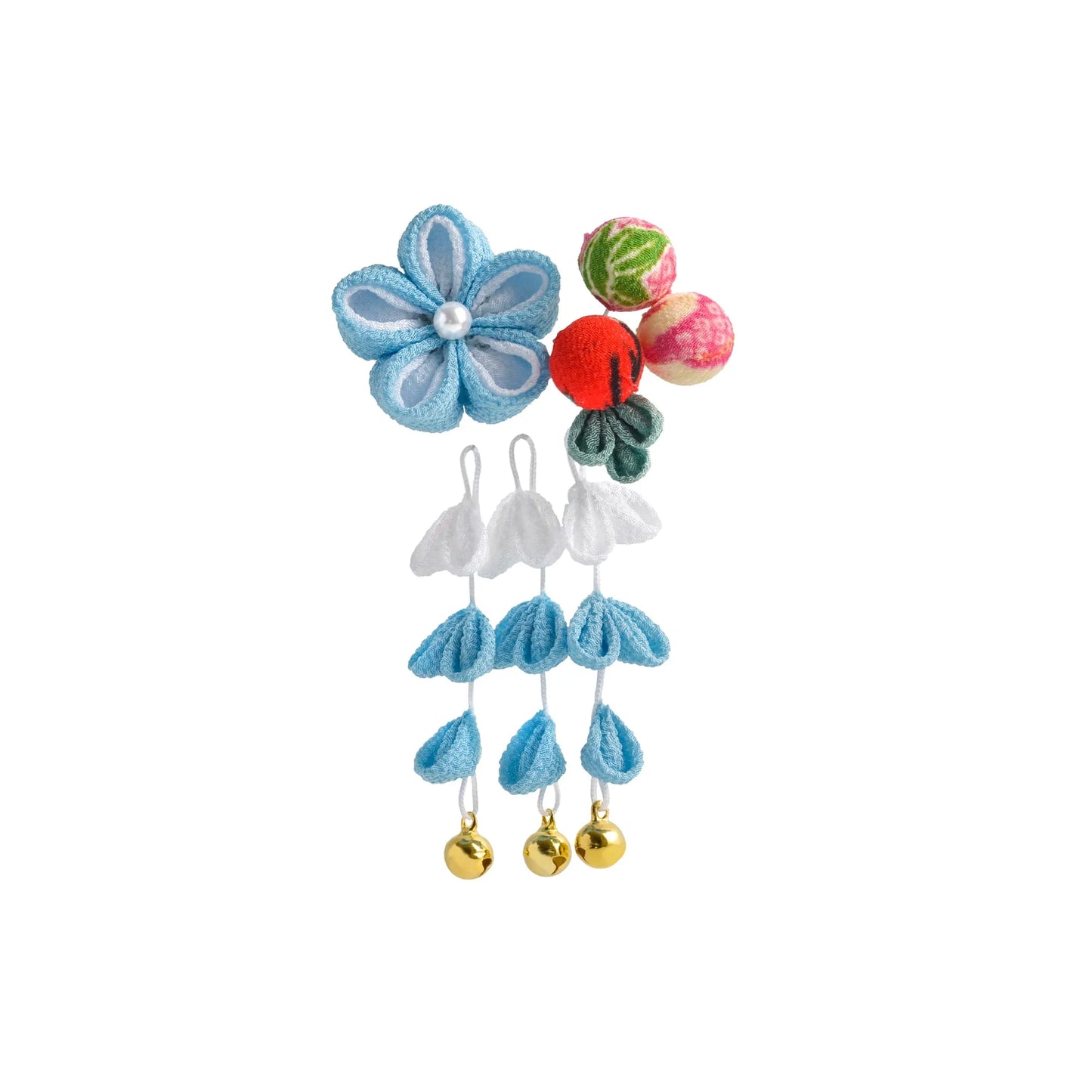 "New Moon" Shichi-Go-San Hair Ornament (Snap Pin Style)