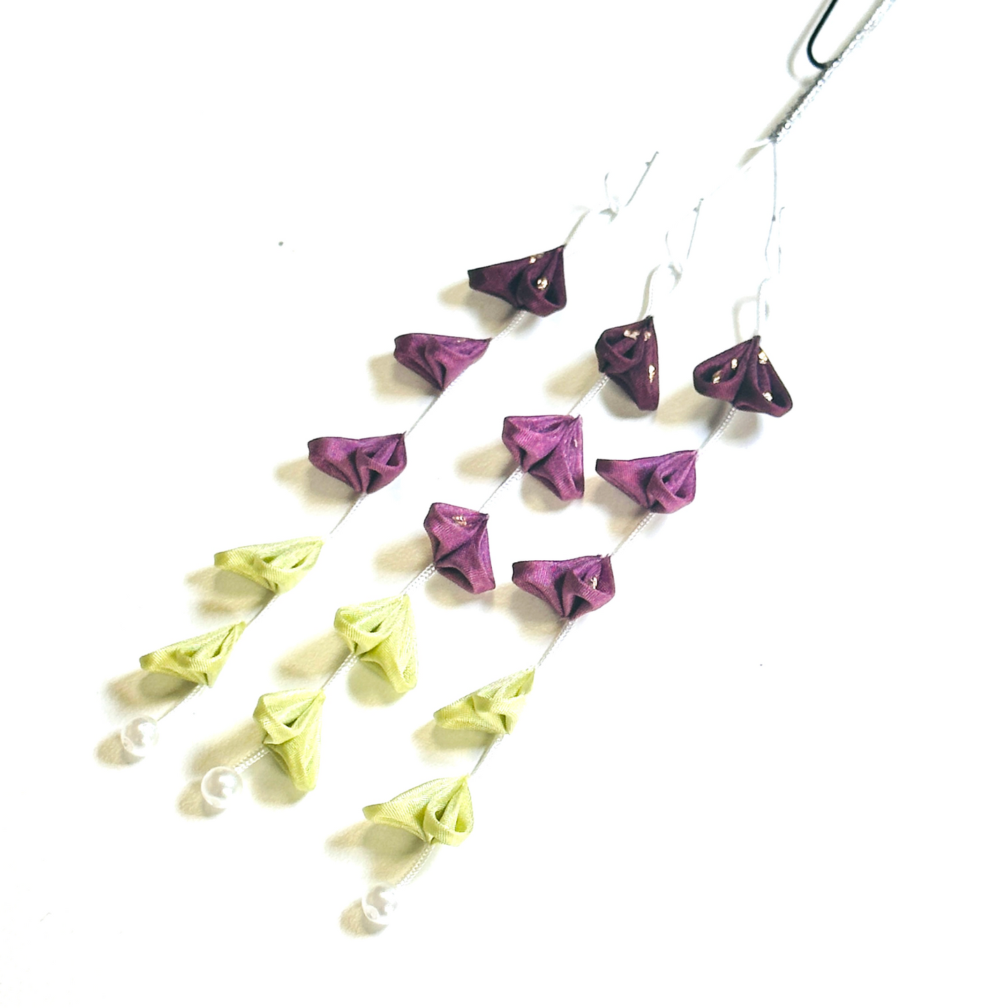 こびきちょう(丸段菊髪飾り2点セット・さがり付き)・ののくら作