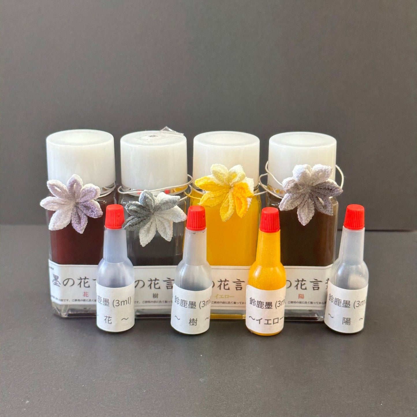 First time colored ink dyeing kit with video (3 colors of ink)