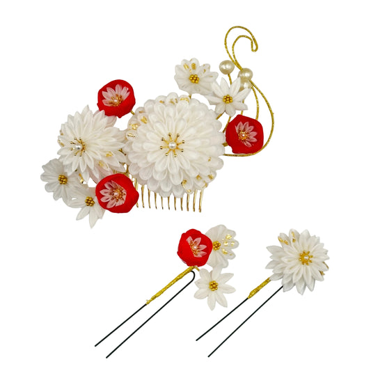 Gold scattered daisy 3-piece set