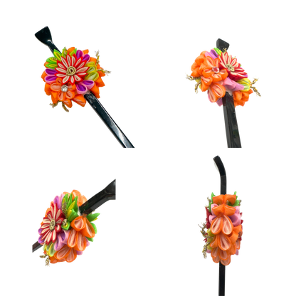 平打ちかんざし3点セット・戸村絹代作