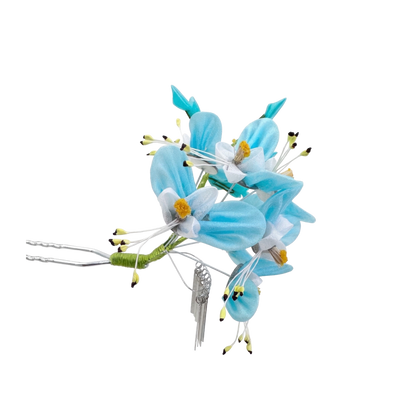 戸村講座【露草①】かんざしの花作り