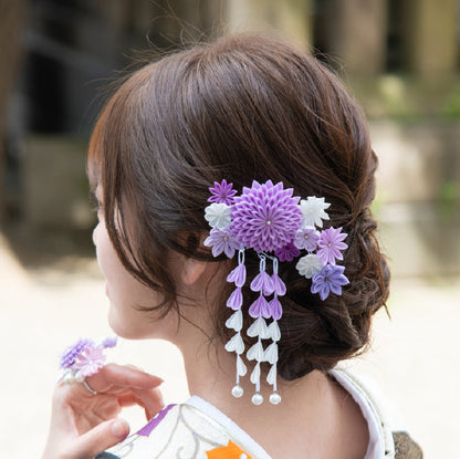 「小望月(こもちずき)」段菊コーム3点セット