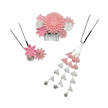 「小望月(こもちずき)」段菊コーム3点セット