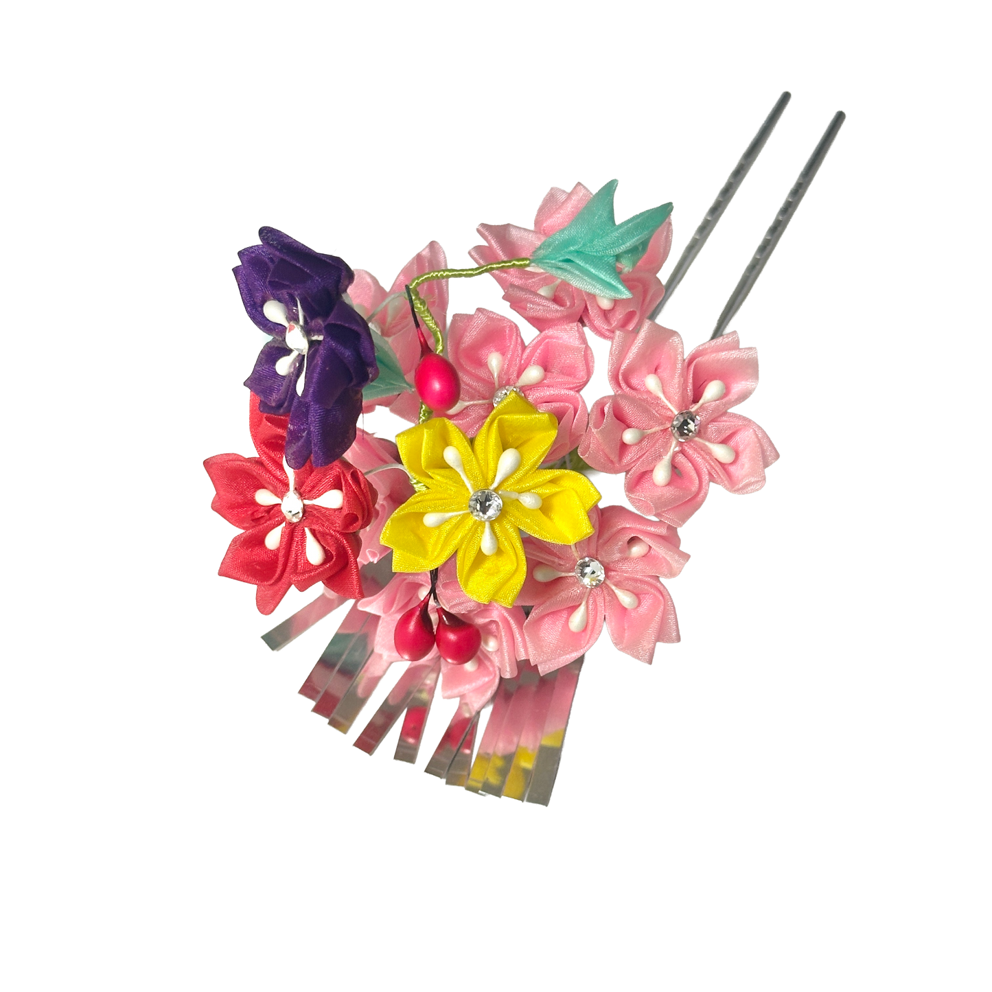 Tomura Course [Goshiki Zakura ①] Kanzashi Flower Making