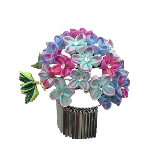 戸村講座【ぼかし紫陽花①】かんざしの花作り