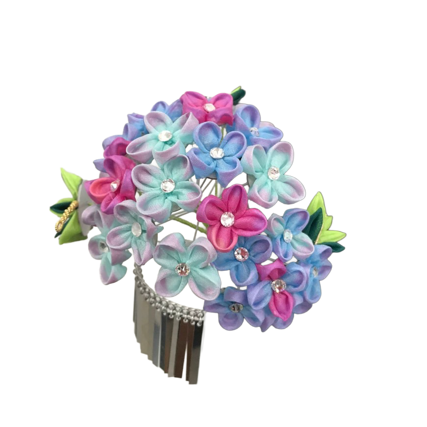 戸村講座【ぼかし紫陽花①】かんざしの花作り