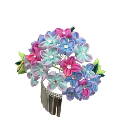 戸村講座【ぼかし紫陽花①】かんざしの花作り