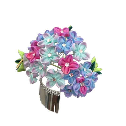 戸村講座【ぼかし紫陽花①】かんざしの花作り