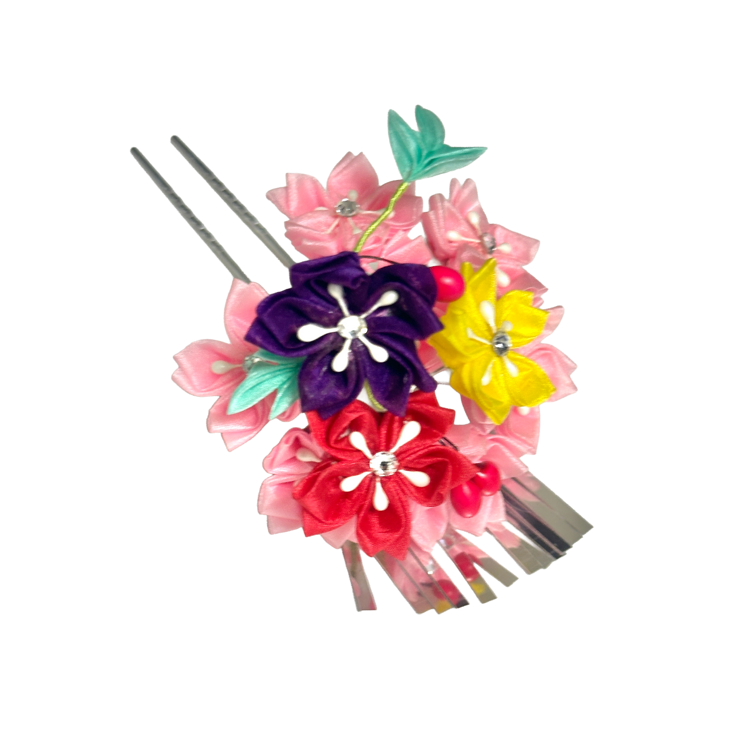 Tomura Course [Goshiki Zakura ①] Kanzashi Flower Making
