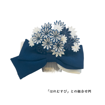 「やねせん」重ね剣つまみ・コーム髪飾り2点セット