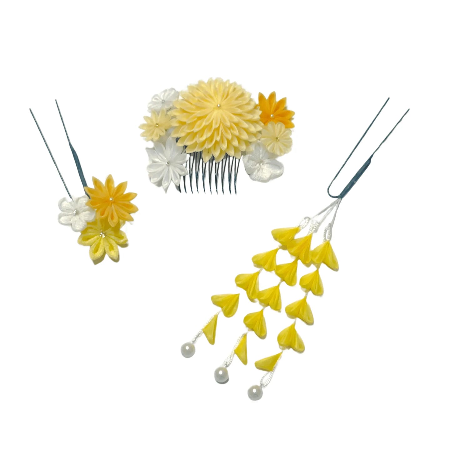 「小望月(こもちずき)」段菊コーム3点セット