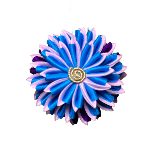 戸村講座「矢車草つまみ」② 組上げ