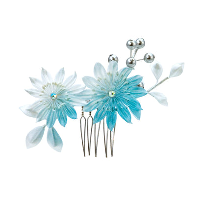 大人の髪飾り「茶花」