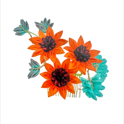 Tomura Course [Goshiki Zakura ①] Kanzashi Flower Making