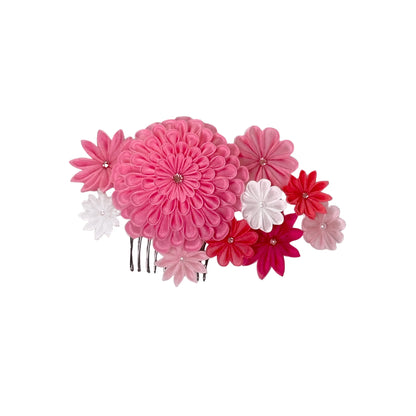 「ふかがわ」丸つまみ段菊コーム(単品)