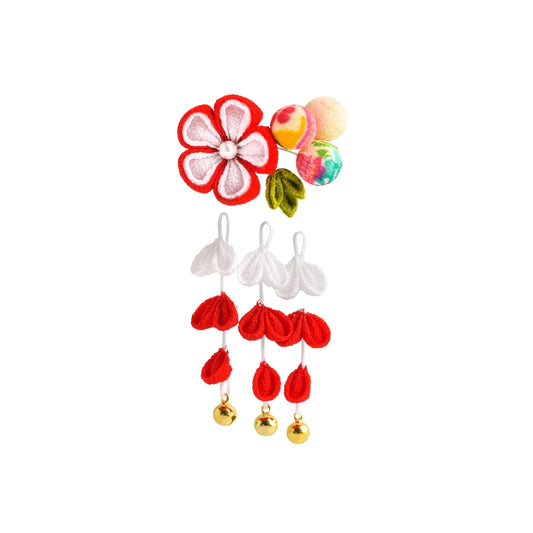 "New Moon" Shichi-Go-San Hair Ornament (Snap Pin Style)