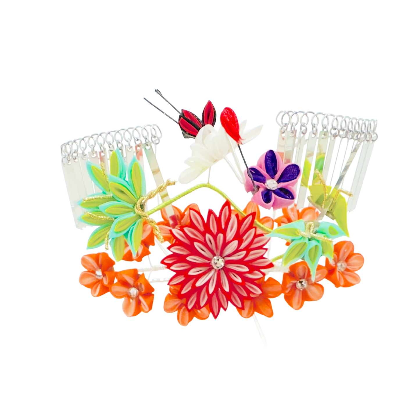 平打ちかんざし3点セット・戸村絹代作