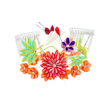 平打ちかんざし3点セット・戸村絹代作