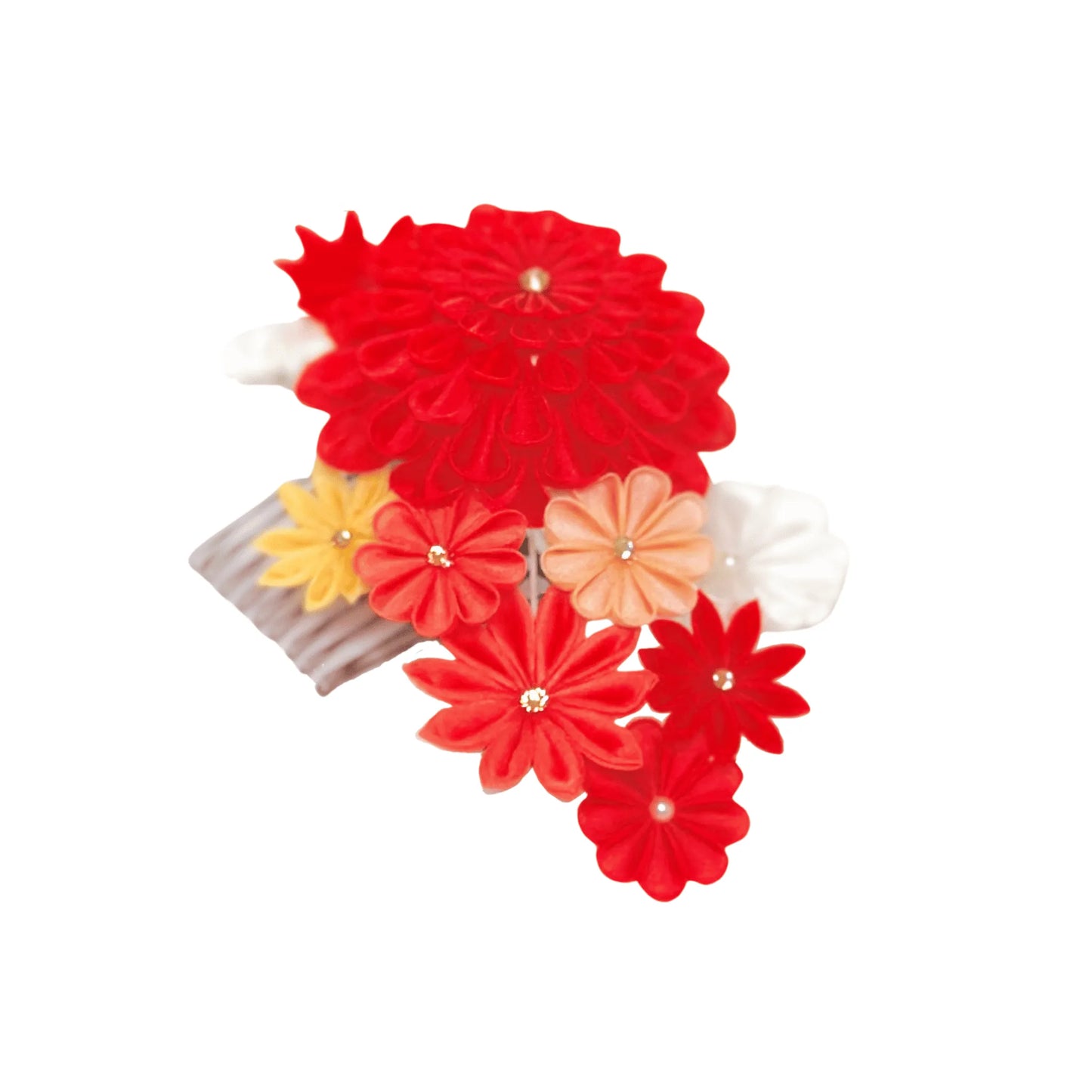 「ふかがわ」丸つまみ段菊コーム(単品)