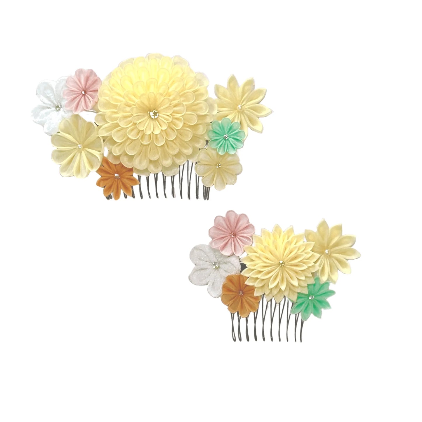 「はまちょう」丸つまみ段菊コーム2点セット