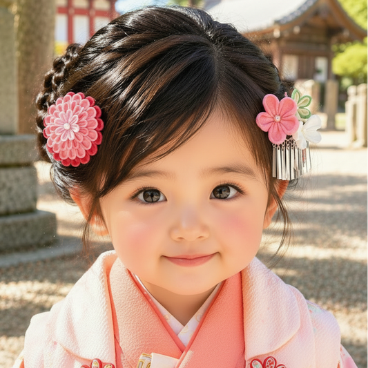 Crescent Moon - 3-year-old snap pin set (2 pieces)