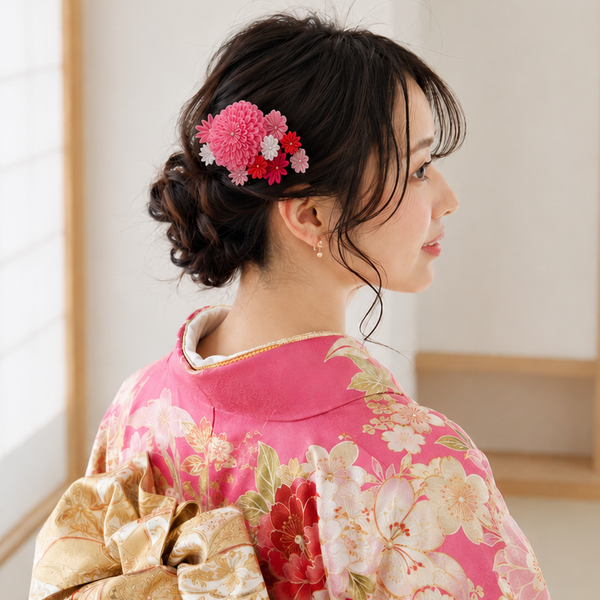 「ふかがわ」丸つまみ段菊コーム(単品)
