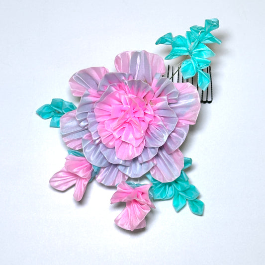 戸村講座【戸村流ひだつまみで作る芍薬】2回目　組み上げ