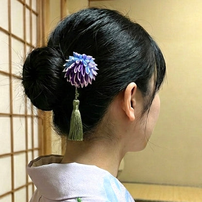 戸村講座「矢車草つまみ」① 花作り