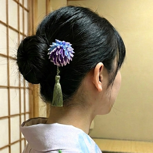 戸村講座「矢車草つまみ」① 花作り