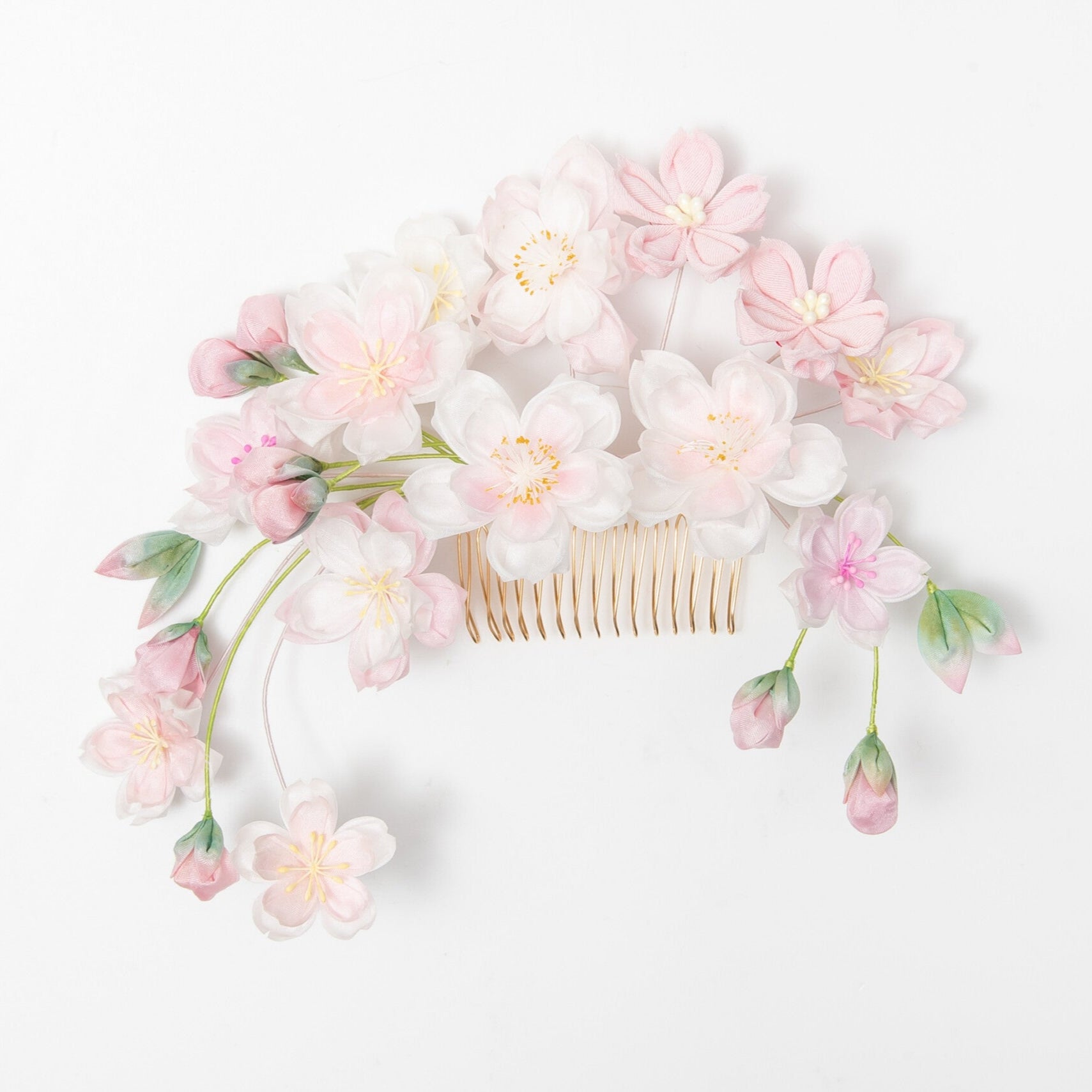 ちどりがふち」ののくら作・桜 – つまみ細工 一凛堂