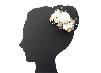 「えびす」コーム式髪飾り2点セット