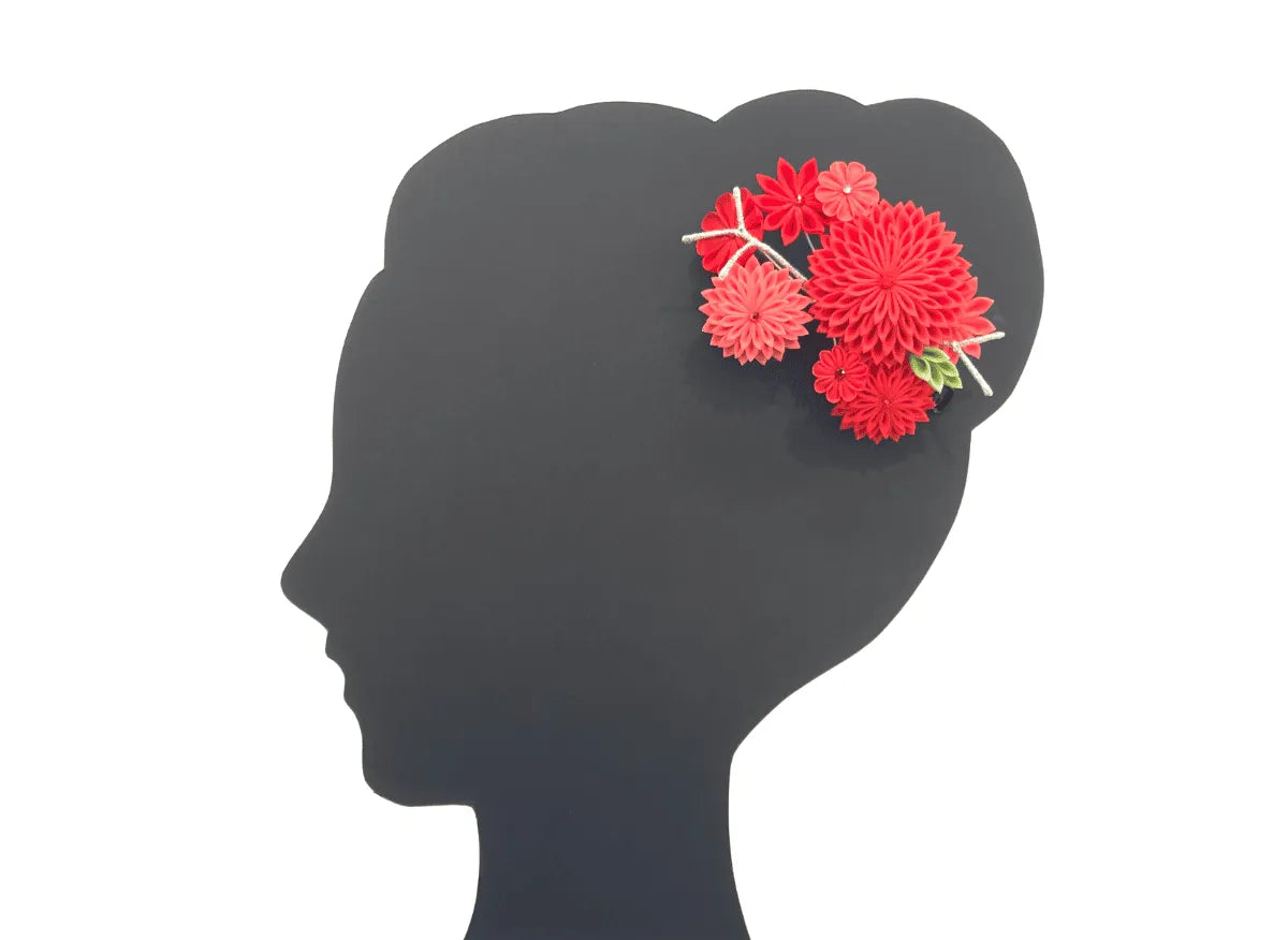 「はなむけ」袴飾りになるクリップ式髪飾り