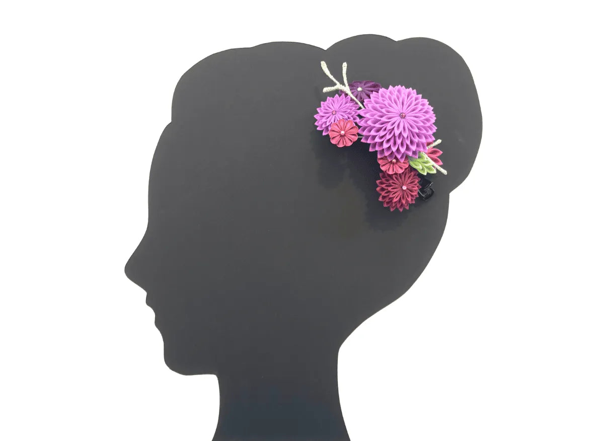 「はなむけ」袴飾りになるクリップ式髪飾り