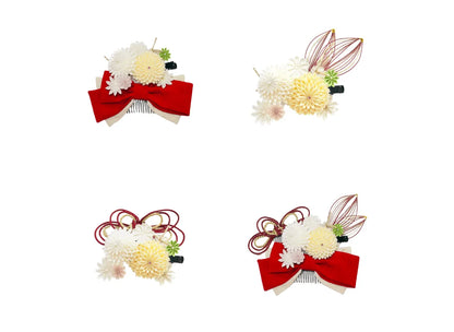 「はなむけ」袴飾りになるクリップ式髪飾り