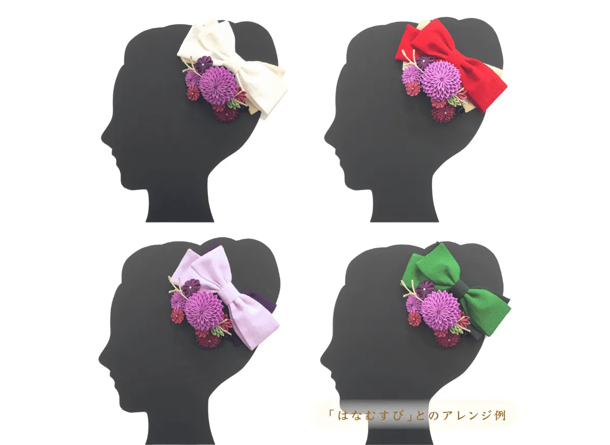「はなむけ」袴飾りになるクリップ式髪飾り