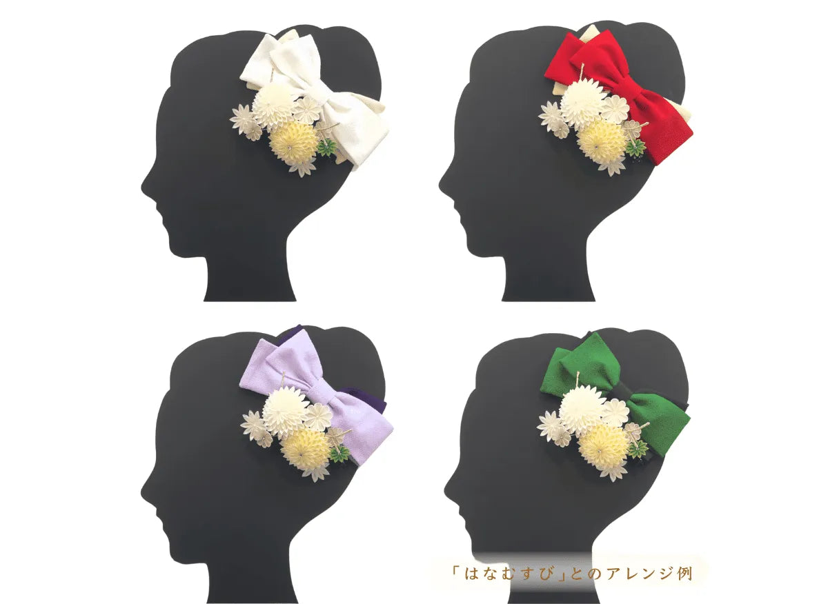 「はなむけ」袴飾りになるクリップ式髪飾り