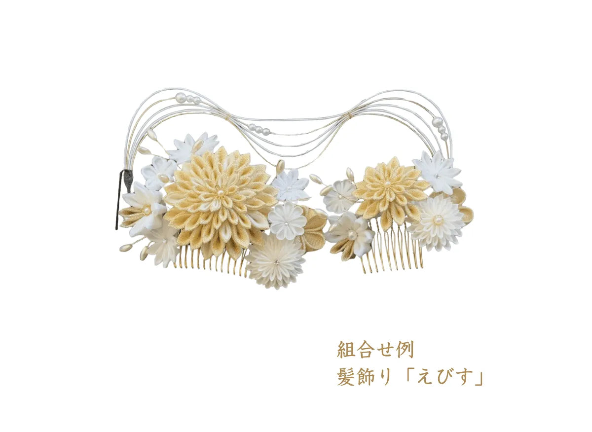 金线雕刻水引挂件（20厘米）- 白金