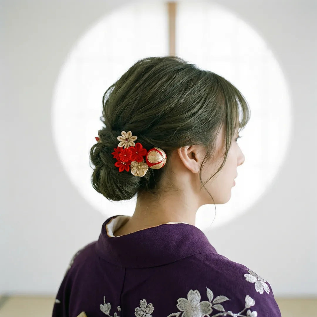 「こうじまち」玉かんざし付き2点セット