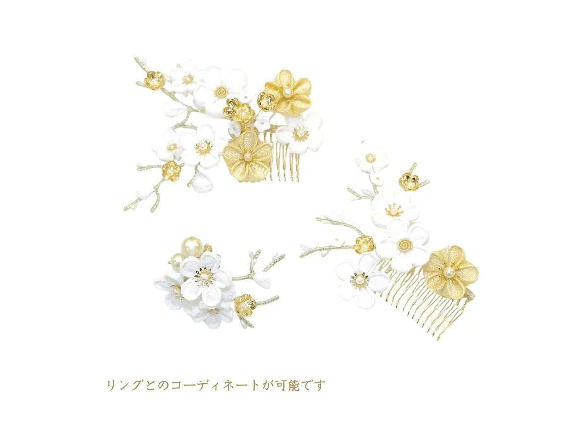 「白金梅」ARTEDIVA リング