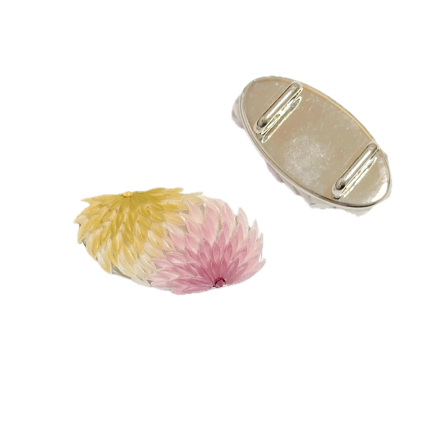 「たまゆら」鈴鹿色墨で染めた帯留